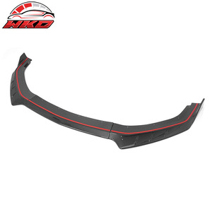 Fits For Ford Mustang 24-26 IKON Front Bumper Lip Real Carbon Fiber Lower <b>Splitter</b> Auto Parts Automotive Accessories - Product Image 4