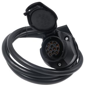 Câble de prise de remorque européenne 7 broches, adaptateur de prise 13 broches pour systèmes électriques de caravanes et de camping-cars - Product Image 3