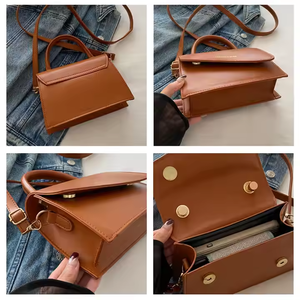 กระเป๋าถือผู้หญิงแฟชั่นใหม่ปี 2025 วัสดุหนัง PU กระเป๋าสะพายข้างทรงอานม้าสำหรับผู้หญิง - Product Image 4