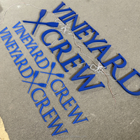 Corte láser claro Interior negocio marca señalización 3D logo pared decoración acrílico letras Oficina signo