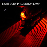 Projecteur LED Ailes d'Ange pour Moto, Lampe de Projecteur Latéral Effet Ombre Fantôme, Lumière d'Accueil pour Personnalisation Moto