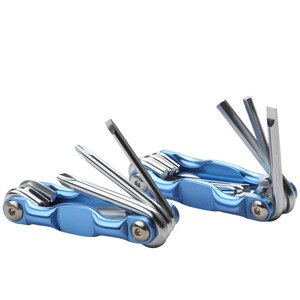 Kit de réparation de vélo multi-outils de vélo compact et léger avec boîte à outils de clé à main de tournevis pliant - Product Image 2