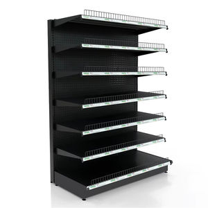 Estantes de Acero Laminado en Frío de Alta Calidad para Supermercados, Estructura Reforzada, Unidad de Exhibición de Doble Cara Tipo Isla para Grandes Minoristas - Product Image 1