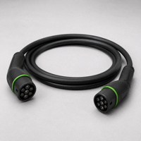 Câble de recharge pour véhicules électriques Type 2 vers Type 2, 22 kW, 32 A, 5 m, gaine en TPU, pour la recharge à domicile et publique