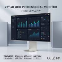 Monitor UHD 27 Inci U27R 9, Panel LM270WR9-SSA1, Gamut Warna 97% DCI-P3, 400 Nits, Layar Kantor