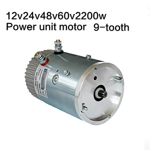 <span class=keywords><strong>Motor</strong></span> de carretilla elevadora eléctrica de 12V, 24V, 48V, 60V, <span class=keywords><strong>72V</strong></span>, bomba de aceite hidráulico, unidad de potencia, <span class=keywords><strong>Motor</strong></span> eléctrico de CC cepillado de nueve dientes estriado - Product Image 2
