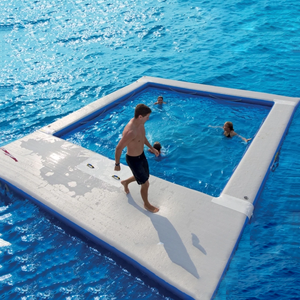 2022 piscine de mer gonflable flottante avec filet de protection contre les méduses pour la maison résidentielle ou scolaire Yacht natation océan piscine - Product Image 6