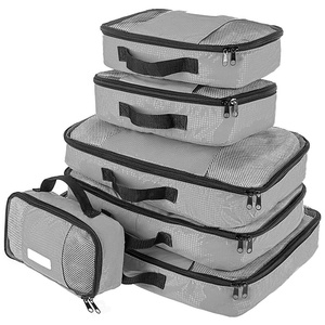 Imperméable <span class=keywords><strong>à</strong></span> l'eau Personnalisé Imprimé Pliable Extérieur de Voyage Emballage Cubes Organisateur De Voyage - Product Image 2