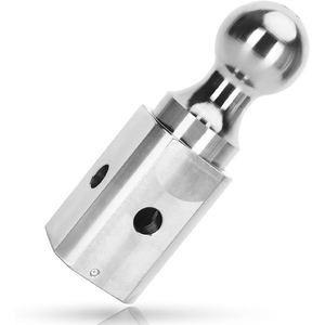 Boule d'attelage à col de cygne AMBITION 2-5/16 pouces, boule d'attelage de remplacement compatible avec les attaches de <span class=keywords><strong>remorque</strong></span> B&W, chromée - Product Image 2