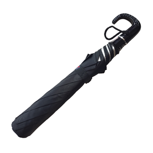 Lotus Black 2 Fold <b>Umbrella</b> Compact Lightweight Travel Rain <b>Umbrella</b> for Men and Women with Strong Frame - Product Image 4
