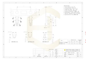 Bornes à sertir en laiton HC-MX5023-T, connecteur <span class=keywords><strong>de</strong></span> fil à pas <span class=keywords><strong>de</strong></span> 2,0 mm pour connexion fil-circuit imprimé - Product Image 3