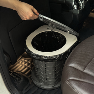 Toilette portable XL / Toilette de camping pliable avec couvercle, sac à bandoulière réglable pour le camping, la randonnée, les voyages et la voiture - Product Image 4