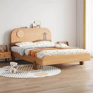 Letto per Bambini in Legno Massello Stile Nordico - Comodo, Durevole e di Alta Qualità per Camere da Letto di Ragazzi e Ragazze - Product Image 5
