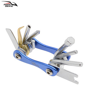 Juego de herramientas de reparación mini 8 en 1 de acero inoxidable 420 para mantenimiento y ajuste de cilindros BCD de equipo de buceo, uso en exteriores - Product Image 2