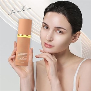 Fond de teint liquide bio 4-en-1 éclaircissant SPF 50, fini mat, contrôle du sébum, protection solaire – Meilleure vente - Product Image 6