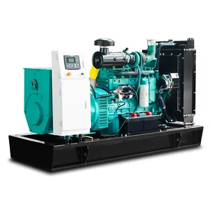 Powered by Cummins engine 6BTAA5.9-G12 175kva Diesel Generator 3 Phase 4 Wires 60HZ Open type