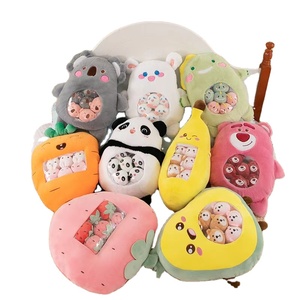 Đồ chơi nhồi bông mềm mại dễ thương kiểu Kawaii hình trái cây, túi đựng đồ ăn nhẹ, gối ôm cho trẻ em, hình dâu tây, bơ, chuối, cà rốt - Product Image 1