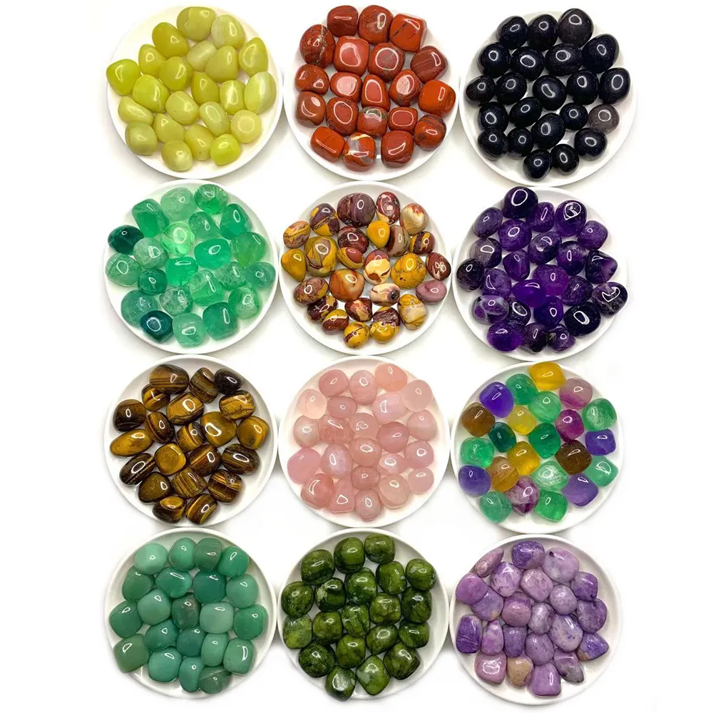 Piedra Natural de cuarzo transparente, amatista, rosa, cuarzo, cristales curativos, piedra caída de cristal, venta al por mayor