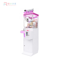 Machine à Sous de Jeu d'Arcade pour Bonbons à Monnayeur en Gros d'Usine, Mini Grue à Peluches Pas Chère avec Accepteur de Billets pour Enfants