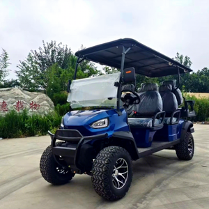 รถกอล์ฟไฟฟ้าแบบยกพื้นสำหรับ 8 ที่นั่ง แบตเตอรี่ลิเธียม OEM ใหม่ 72V ความเร็ว 50-70 กม./ชม. ระยะทางวิ่ง 70-90 กม. - Product Image 1