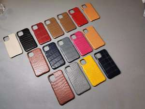 YUBO LEATHER Exotic Croco Dile Case para iPhone 11-16 Pro Croco Dile Leather Phone Case - Product Image 4