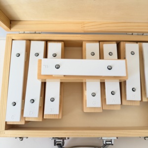 Instruments de percussion, <span class=keywords><strong>piano</strong></span> à plaques en aluminium 8 tons, instruments de percussion manuels pour enfants, xylophone - Product Image 3