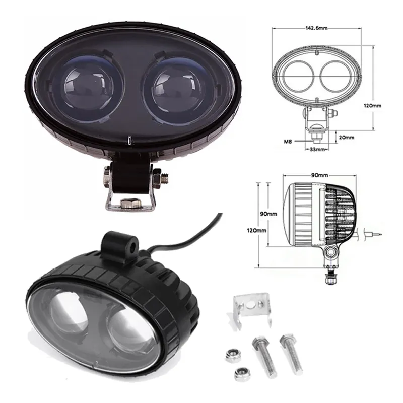 Spot lights 6 watts forklift front or back mounted approach lights led spotlights for forklifts