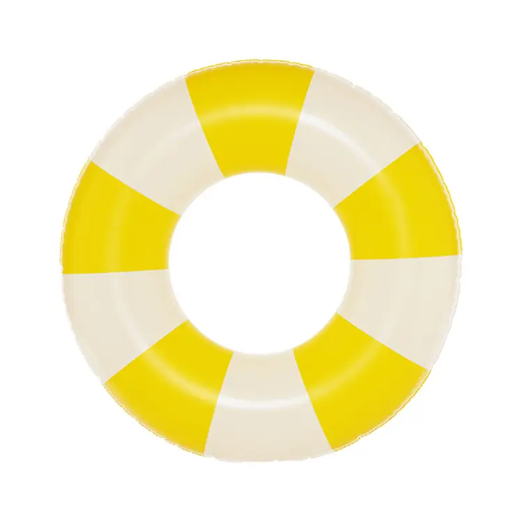 خاتم سباحة قابل للنفخ مصنوع من كلوريد البولي فينيل مطبوع بشكل CMYK مخصص من المصنع للكبار