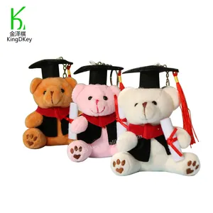 New Style Fashion Stuffed Plush Toy Animal Plush toy bear Keychain for Promotion Gifts