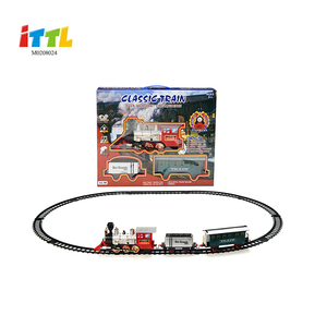 Set de <span class=keywords><strong>Tren</strong></span> Musical de Lujo a Batería ITTL, <span class=keywords><strong>Tren</strong></span> de Juguete <span class=keywords><strong>Grande</strong></span> de Plástico, Regalo de <span class=keywords><strong>Navidad</strong></span> para Niños - Product Image 2