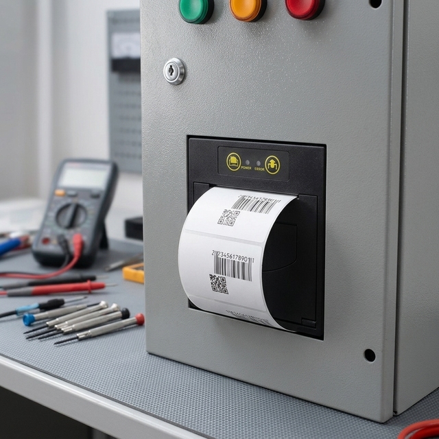 Cashino LPM-260 58mm Thermal Printer with Compact Mini Panel for POS Cash Register and Cashier Systems