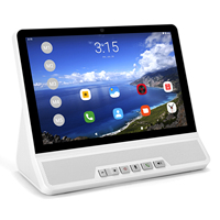 LS890 kartu SIM 4G LTE Android 11, ponsel tanpa kabel tetap layar sentuh 10 inci Lar panggilan Video Desktop 2G 3G