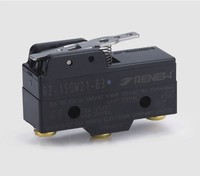 Interruptor Metálico Básico de Palanca Corta SPDT RENEW RZ-15GW21-B3, Clasificación IP62, 15A 250V AC /CE/CCC Certificado Electrónico