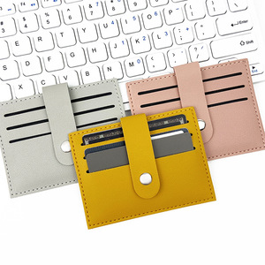 Handmade đơn giản chính hãng Da kinh doanh trường hợp chủ thẻ ví cho du lịch - Product Image 2