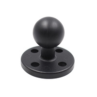 Support de téléphone portable 360° pour équipement agricole, base ronde 30x30mm, rotule de fixation pour support de vélo 1 pouce, compatible RAM