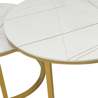 Table basse en bois MDF, salon, grande et petite taille, ensemble table basse