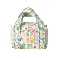 Sac de maquillage mini-duffle personnalisé avec monogramme, cadeau en gros pour elle, sac fourre-tout matelassé, mini-sac à main matelassé doux et léger