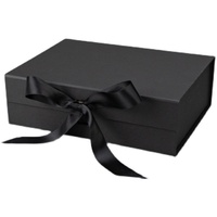 Boîtes cadeaux rigides pliables de luxe personnalisées en carton recyclé pour bijoux, chaussures, chaussettes, emballage avec fermeture magnétique
