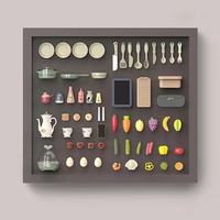 Ensemble de jouets de cuisine en plastique de 93,5 cm de haut, 65 pièces, avec lumière, musique et fonction de distribution d'eau, pour faire semblant de cuisiner, cadeau pour enfants