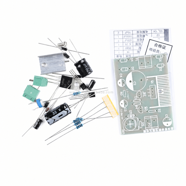 Transistor Series Voltage Regulator Power Supply Kit Electronic Production Training DIY Experiment Kit