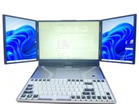 Ordinateur portable de jeu Intel I5 neuf, écran IPS triple 16 + 10,5 + 10,5 pouces, haute performance, portable