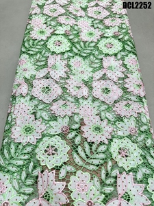 All'ingrosso pelle europea amichevole morbido cordino Guipure pizzo con pietre ricamate in pizzo tessuto per <span class=keywords><strong>sposa</strong></span> abito <span class=keywords><strong>da</strong></span> <span class=keywords><strong>sposa</strong></span> <span class=keywords><strong>da</strong></span> donna <span class=keywords><strong>vestiti</strong></span> - Product Image 3