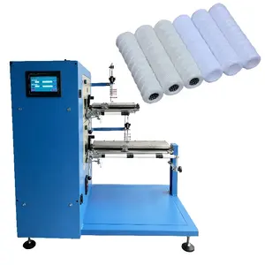 PLC Automatic pp Yarn filter winding machine /string wound Filter cartridge machine