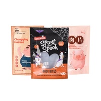 Sachet Doypack Personnalisé Coloré en Feuille d'Aluminium Dépoli Mat Scellé pour Aliments, Friandises pour Animaux, Thé, Chewing-gum, avec Logo Personnalisé