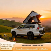 Carpa de Techo de Aleación de Aluminio, Hidráulica, Totalmente Automática, de Carcasa Rígida, Triangular, Montada en el Automóvil, de Doble Capa, para las Cuatro Estaciones