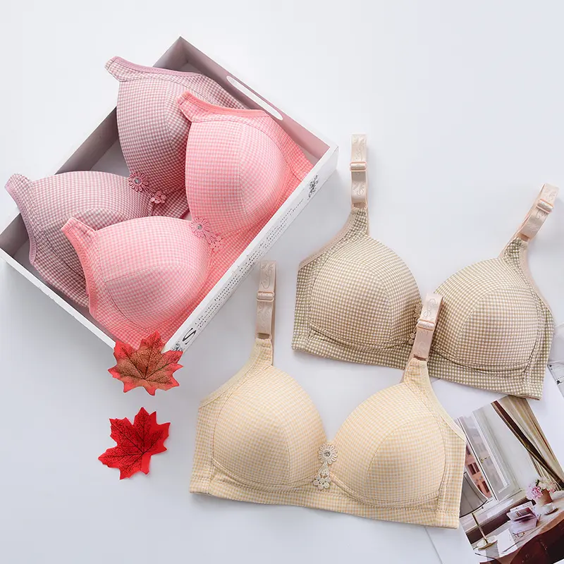 कप पतली ब्रा महिलाओं धक्का ब्रा वायरलेस महिलाओं के अंडरवियर स्तन कवर बड़े आकार Bralette अधोवस्त्र