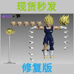 Figurines d'action BLACK HOLE & TK Super Saiyan SSJ Majin <span class=keywords><strong>Vegeta</strong></span> Anime SHF Majin <span class=keywords><strong>Vegeta</strong></span> DBZ Goku Modèles Cadeaux Jouets - Product Image 5