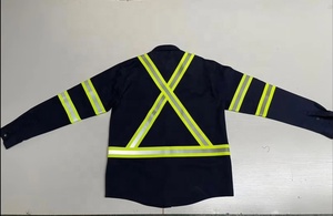 Uniforme de bombero resistente al fuego FR Camisa de trabajo de soldadura Camisa DE TRABAJO DE PUNTO Taylor resistente al fuego - Product Image 3