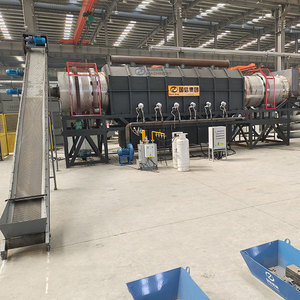 Horno de Carbonización Rotatorio Continuo Automático sin Humo para Tiras de Bambú y Cáscaras de Cacahuete - Product Image 1