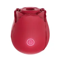 Vibromasseur en silicone en forme de rose rouge pour femme, jouet sexuel de haute qualité, clitoris, léchage, langue magique, vibrateur pour mamelon, nouveauté 2020